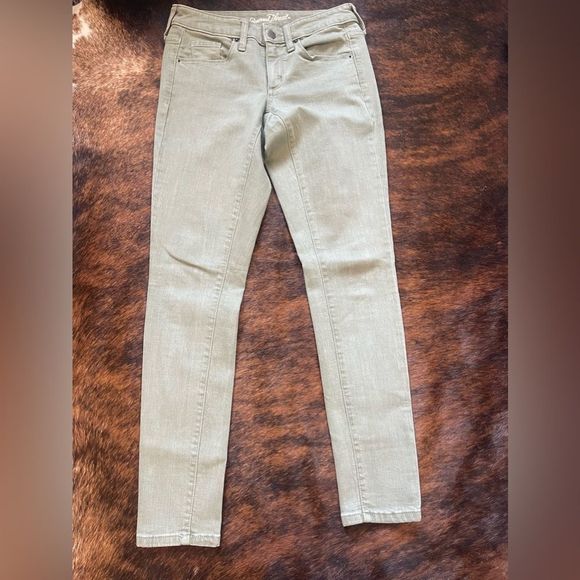 Universal Thread Denim - Universal Threads Green Denim Skinny Jeans